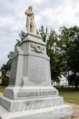 AH Stephens Confederate Monument Picture